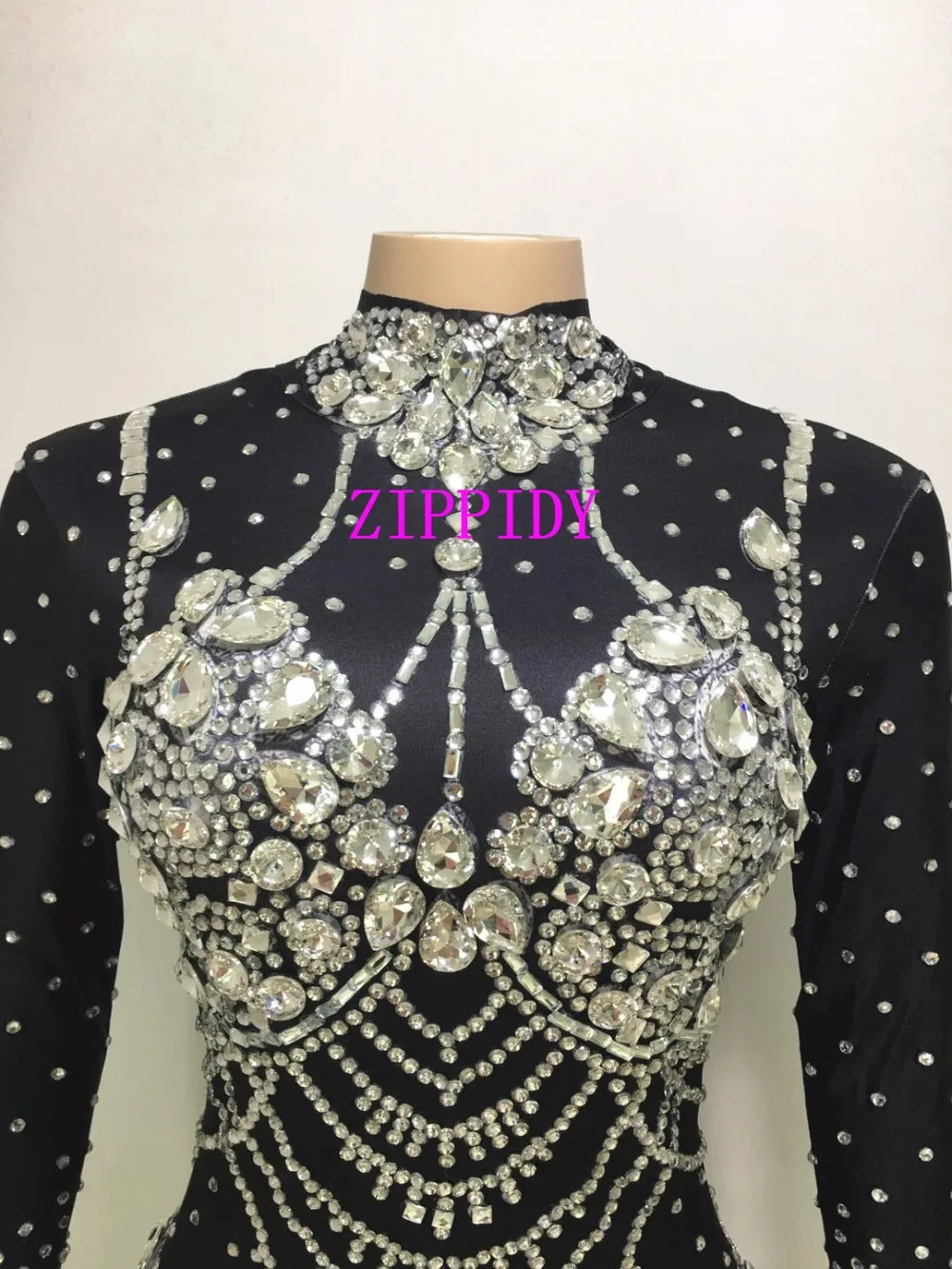 Sparkly Crystals Nude Jumpsuit Stretch Stones Outfit Celebrate Bright Rhinestones Bodysuit Costume Female Singer Birthday Dress Sparkly Crystals Nude Jumpsuit Stretch Stones Outfit Celebrate Bright Rhinestones Bodysuit Costume Female Singer Birthday Dress