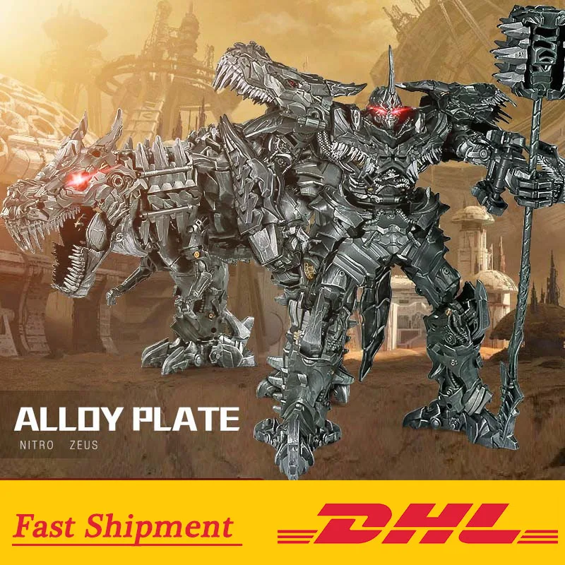 

LS05 Transformation Film The Ancien Leader Grimlock Diecast Alloy Action Robot Kid Transformation Toys Christmas Gift