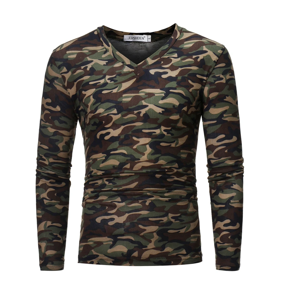 

High Quality Men T-shirt Fitness Running Gym Sportswear Basketball Camouflage Jerseys Breathable Quick-dry Long Sleeve Clothes