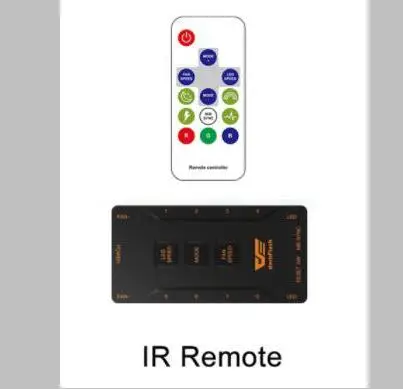 controller remote Aigo darkFlash Аутентичные DR12-Pro компьютерный кулер вентилятор охлаждения вентиляторы RGB компьютер PC чехол вентилятор RGB настроить 3 P-5 V AURA SYNC светодиодный 120 мм вентилятор - Цвет лезвия: controller remote