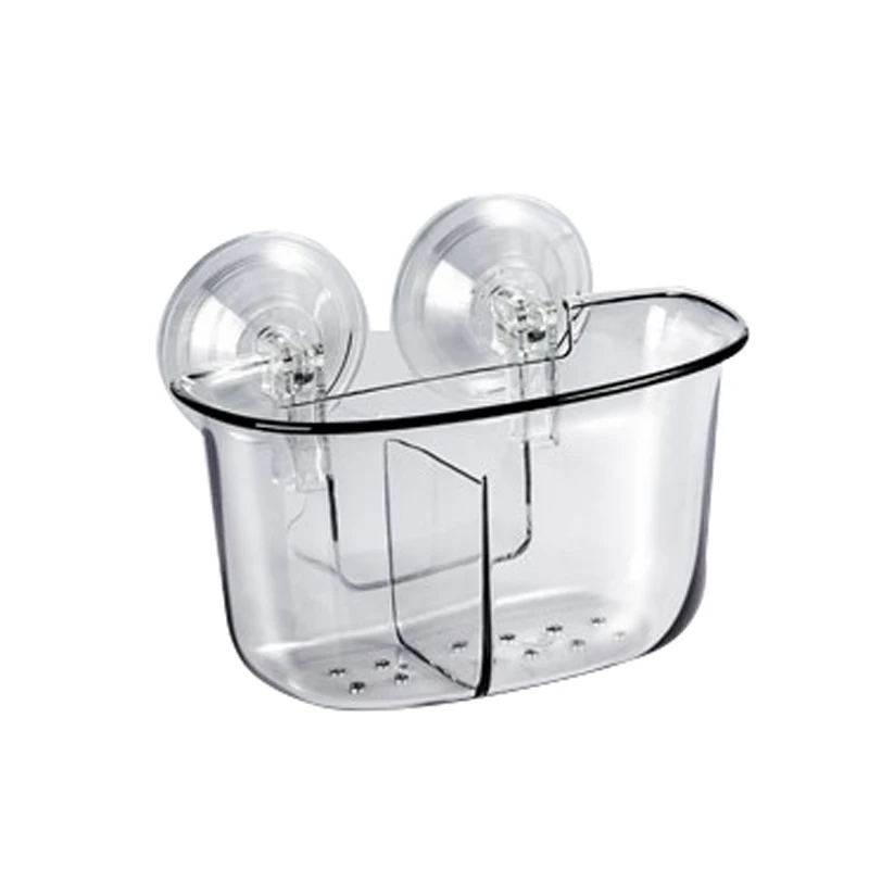 Bathroom Shelves Small Size Wall Mounted Type No Drilling Super Suction Hook
