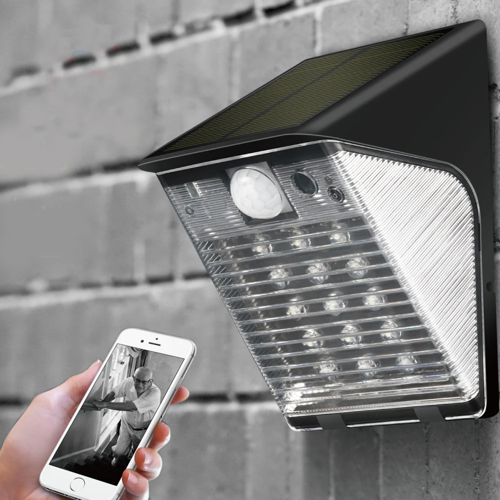 US $84.45 SmartYIBA WiFi Wireless Solar Power PIR Camera 1080P HD video Surveillance IP Camera for OUTDOOR lights and Home security
