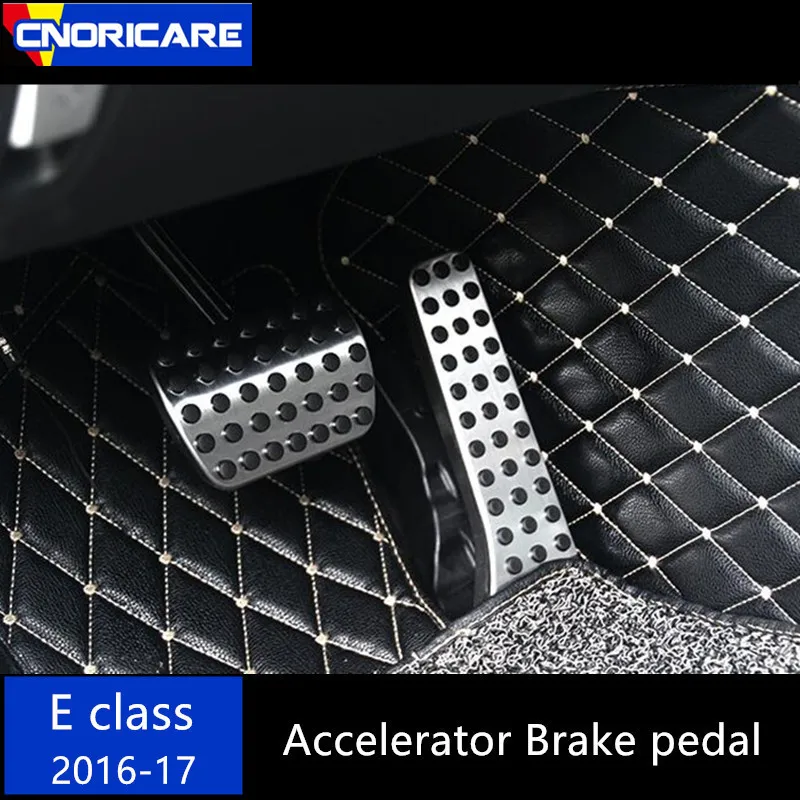

Stainless Steel Car Accelerator Brake Pedal Decoration Cover Trm For Mercedes Benz E Class W213 200 300 320 2016-17