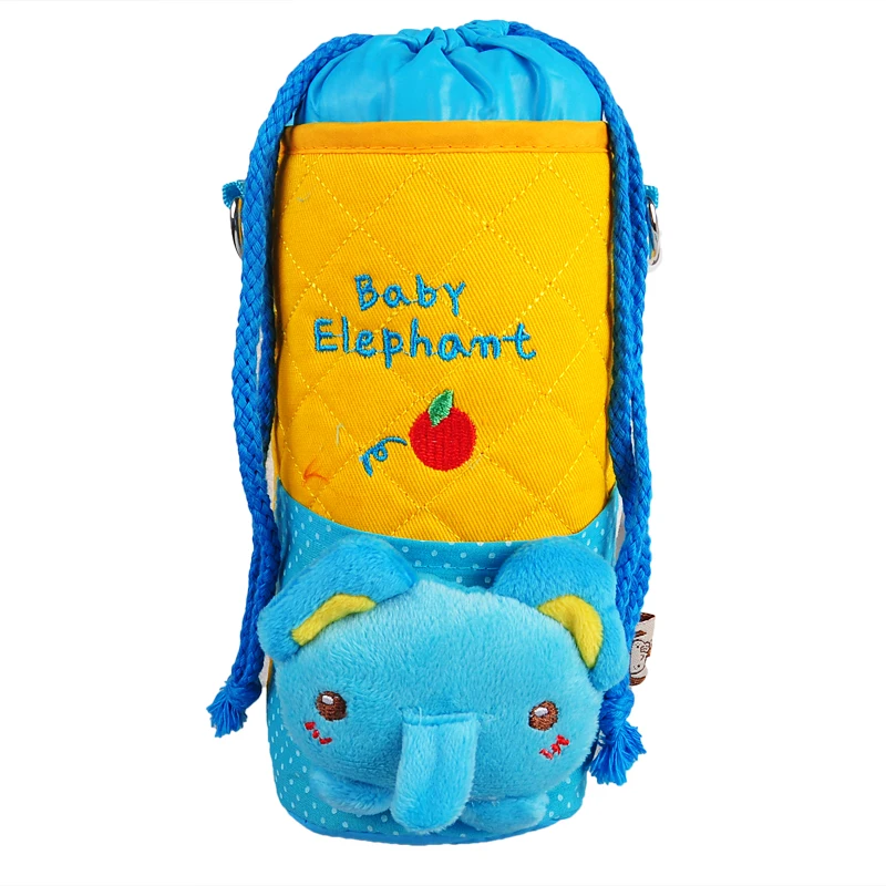 Детская 3D мультфильм животных Молоко бутылки воды termos ручка сумка изоляции