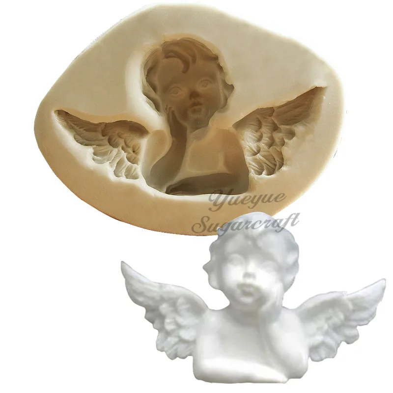 Yueyue Sugarcraft Angel Baby силиконовая форма помадка форма для украшения торта Форма для шоколада