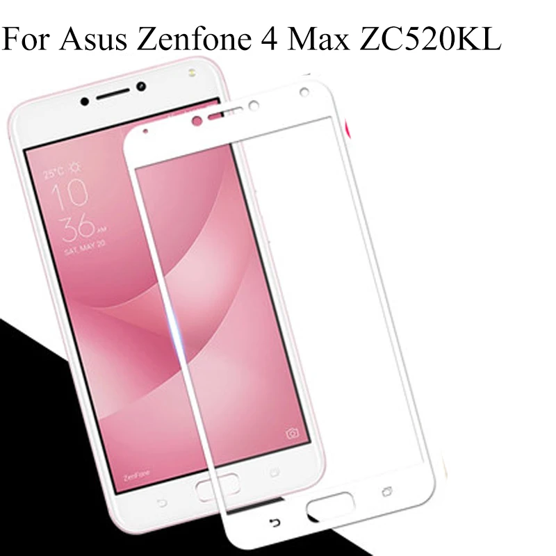 2 шт. для ASUS Zenfone 4 Max ZC520KL закаленное стекло полное покрытие пленка Zenfone4 Защитная