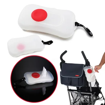 

Baby Convenient Portable Wet Wipes Boxes Carriage Pram Outdoor Transparent Box bebek arabasi carro baby carriage dropshipping