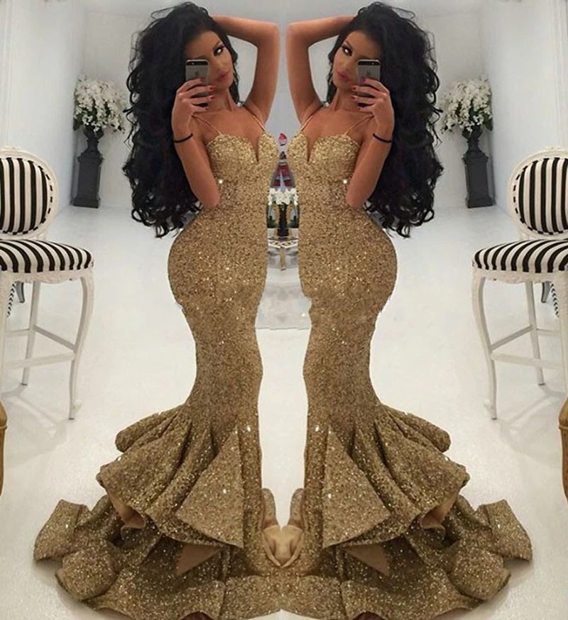 cheap gold gowns