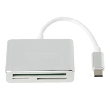 

Type C To CF/SD/TF Micro SD Memory Card Reader For MacBook Pro Chromebook Pixel