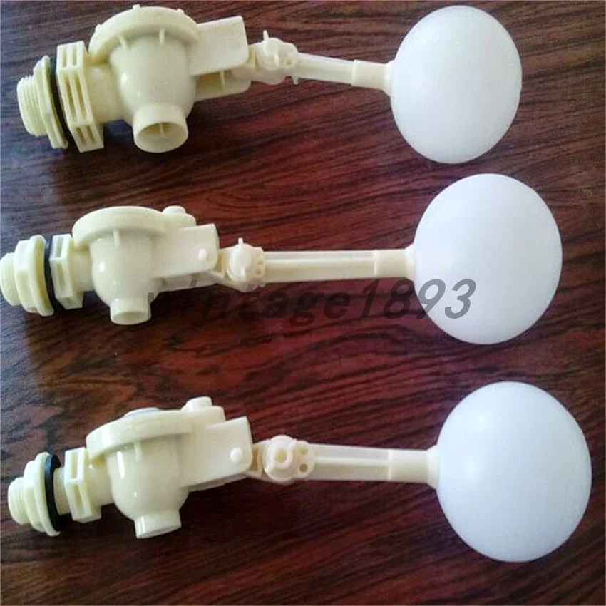 1/2" Thread Water Sensor Float Plastic Float Valve Floating Ball Air