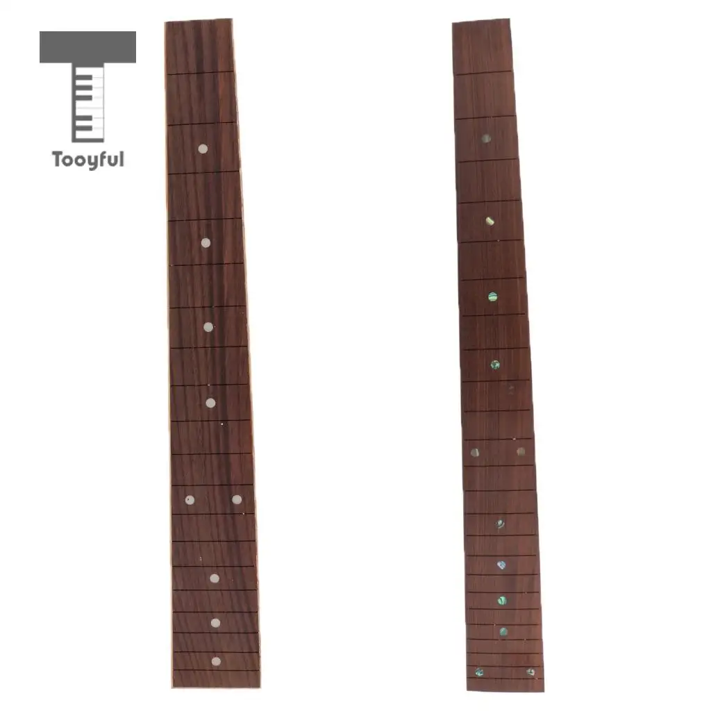 Rosewood 19/24 Guitar Fingerboard Fretboard Good Stability With White Acrylic Inlay Dot For Electric Guitar Replacement Parts