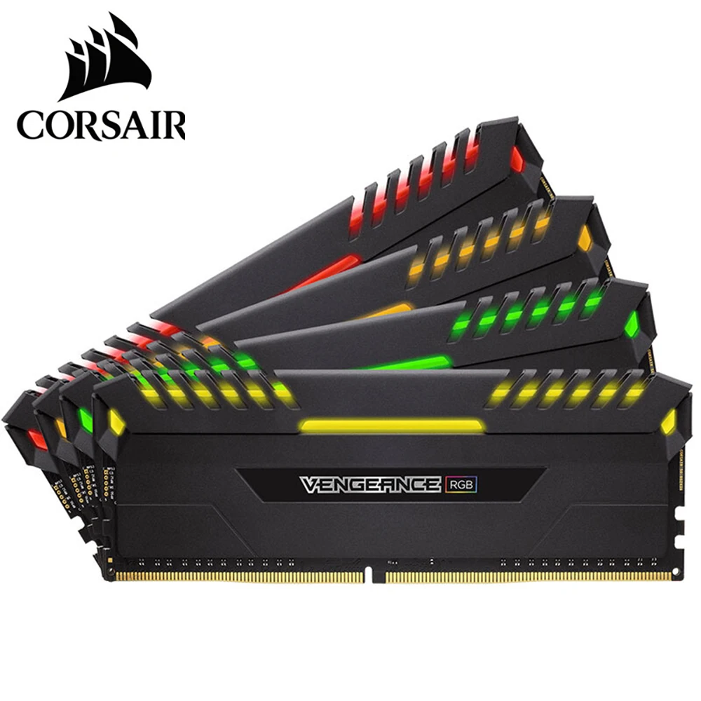 CORSAIR Original DDR4 RAM 8GB 3000MHz RGB DIMM Desktop Memory Support motherboard ddr4 3000MHz 1.35V RGB RAM 16GB 32GB