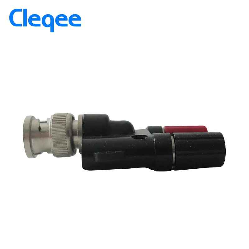 Cleqee P7009 5 шт. BNC штекер для двух двойной банан джек RF адаптер разъем