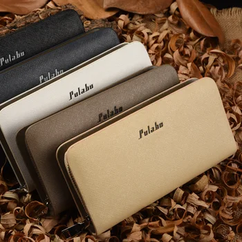 

112918 new hot unisex women men Multi-functional Hand bags male long design zipper large clutch wallet