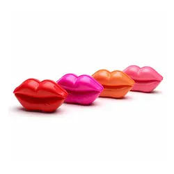 Красные губы в форме массажной щеткой Портативный мини узел антистатические Пластик гребень для волос высокое качество здравоохранения