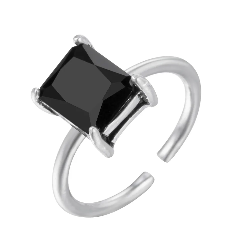 Todorova Винтажное кольцо с черным камнем для мужчин натуральный камень Подлинная индивидуальность ювелирные изделия рок