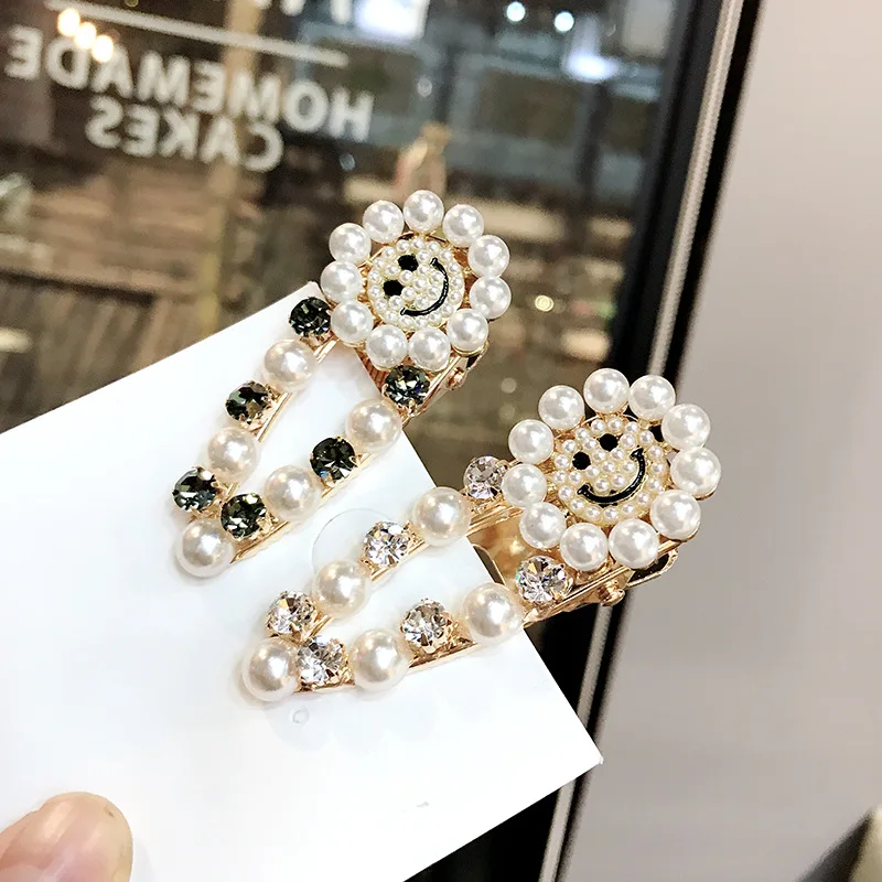 1 шт. модное с кристаллами, Стразами Шпильки с жемчугом для девочек barrettes заколка для волос зажим ювелирные изделия Инструменты для укладки женские аксессуары для волос
