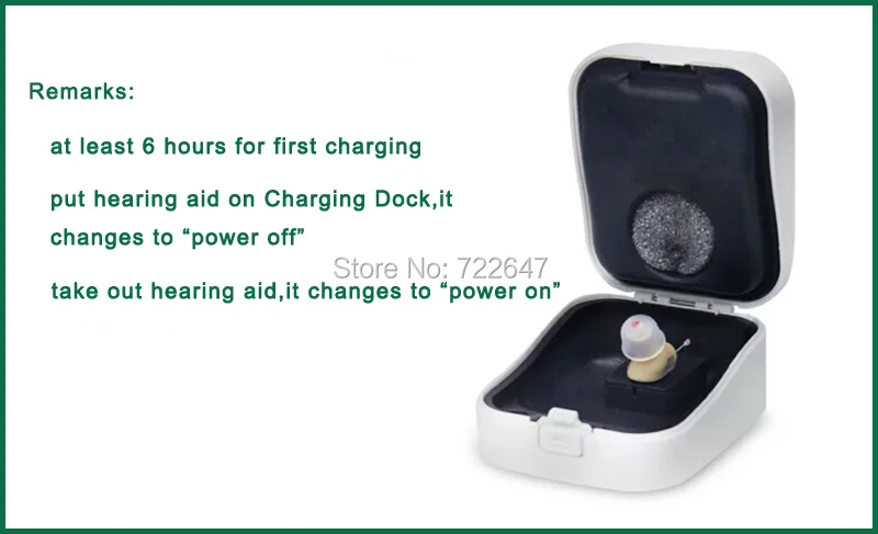 rechargeable hearing aid in canal