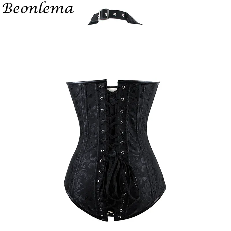 Beonlema, винтажный корсет, готическая одежда, стимпанк, готика, сексуальный черный, глубокий v-образный вырез, завышенная талия, Формирующее Бюстье, корсет