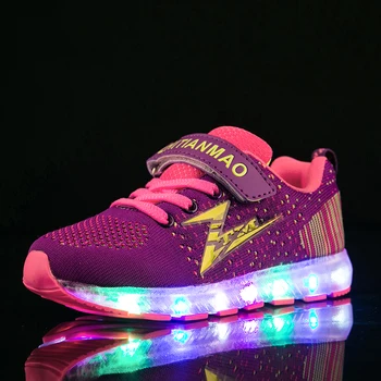 

Shoes For Boys girls Fashion Light Up Casual kids Outdoor new simulation sole Glowing children sneaker