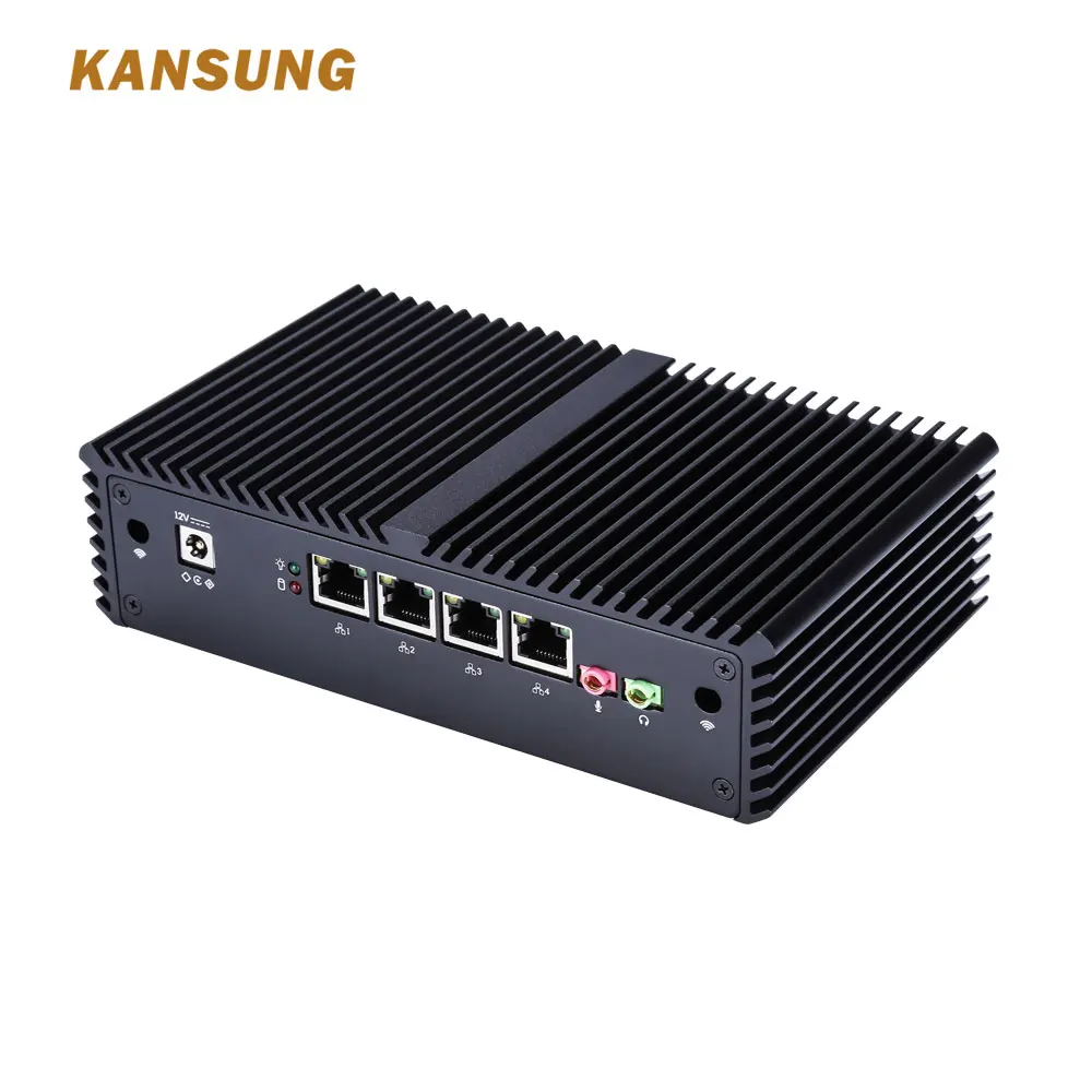 KANSUNG Intel Core i5-4200Y AES-NI Minipc Nettop cliente Delgado 4 Lan Ordinateur sin ventilador Firewall de Windows 10 Pfsense Mini PC KANSUNG Intel Core i5-4200Y AES-NI Minipc Nettop cliente Delgado 4 Lan Ordinateur sin ventilador Firewall de Windows 10 Pfsense Mini PC