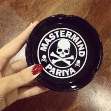 Керамика Пепельницы круглый холодный творческий человек человеческого черепа узор пепельница мальчик подарок Подарить оптом fg325