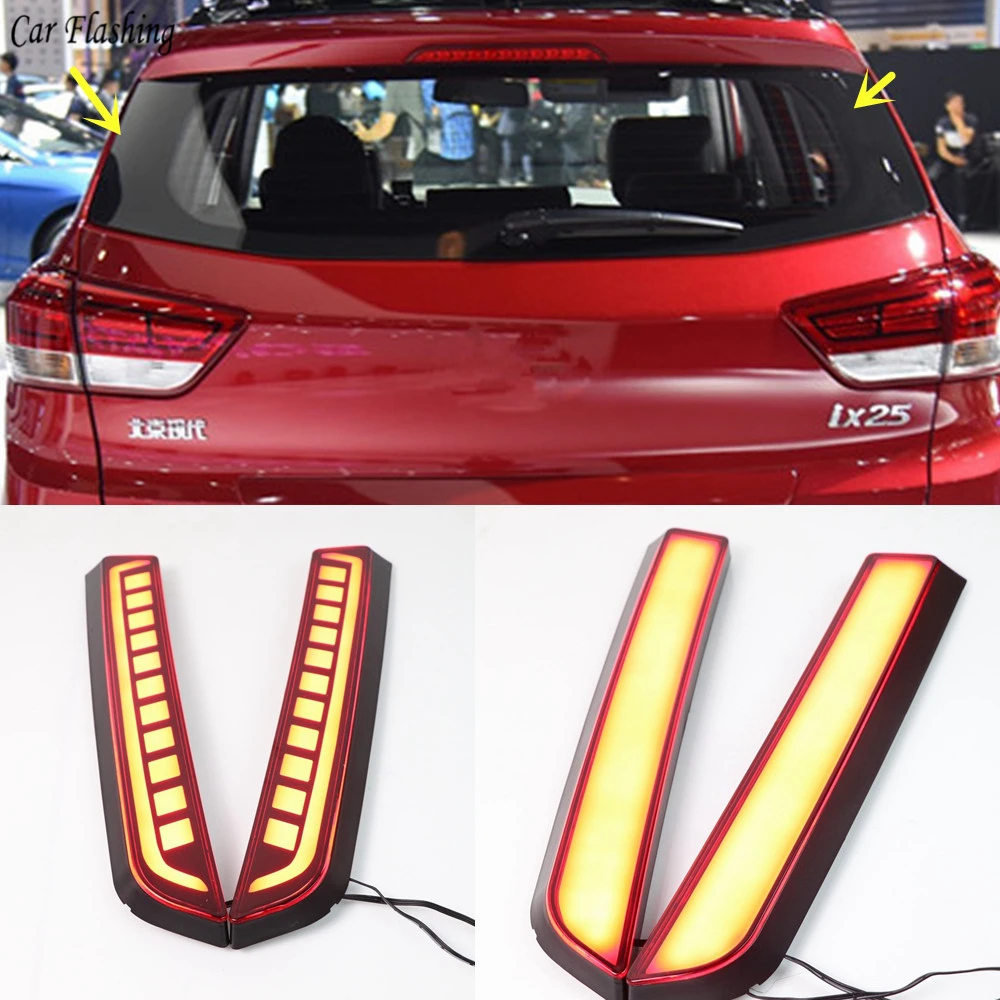 Car flashing Rear Trunk Lamp Braking lights Driving Lights rear fog
