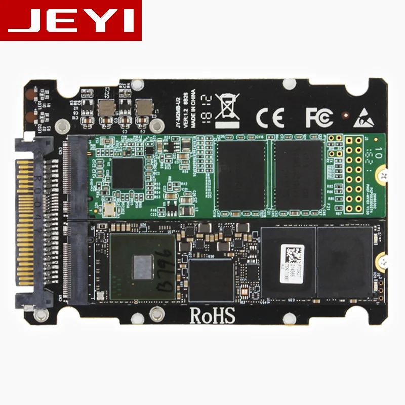 JEYI U2PCB+ U2X16 U.2 SFF-8639 адаптер PCIe U2 2,5 'SSD PCI-E X4 X16 intel PCIe3.0 PCI-Express M-KEY B-Key Card AHCI Dual power