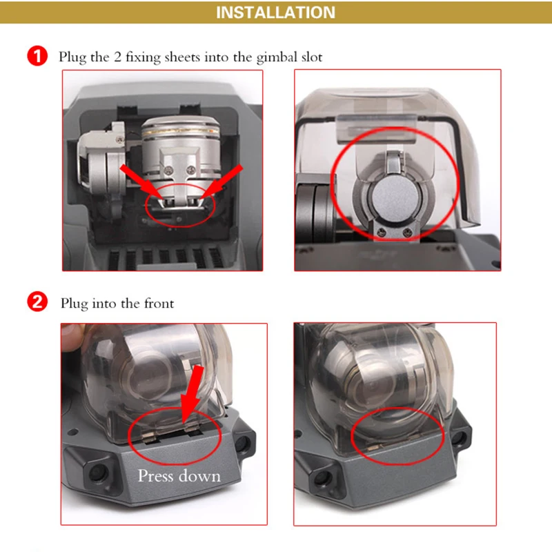 Дорожная транспортировка Fix Gimbal крышка объектива камеры Защитная крышка для DJI MAVIC PRO Аксессуары для дрона