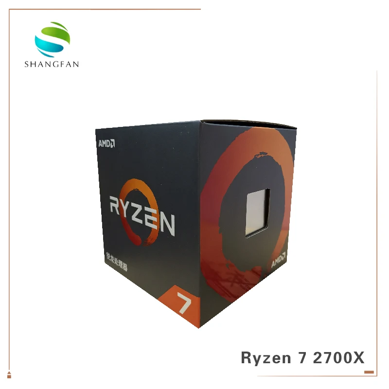 Процессор AMD Ryzen 7 2700X R7 2700X3,7 GHz 8-Core Sinteen-Thread 16M 105W cpu Процессор YD270XBGM88AF Socket AM4 с охлаждающим вентилятором