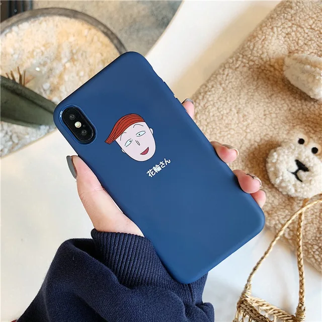 Niceking Cute Chibi Maruko Chan Phone Case For IPhone 6 6s 7 8 Plus X