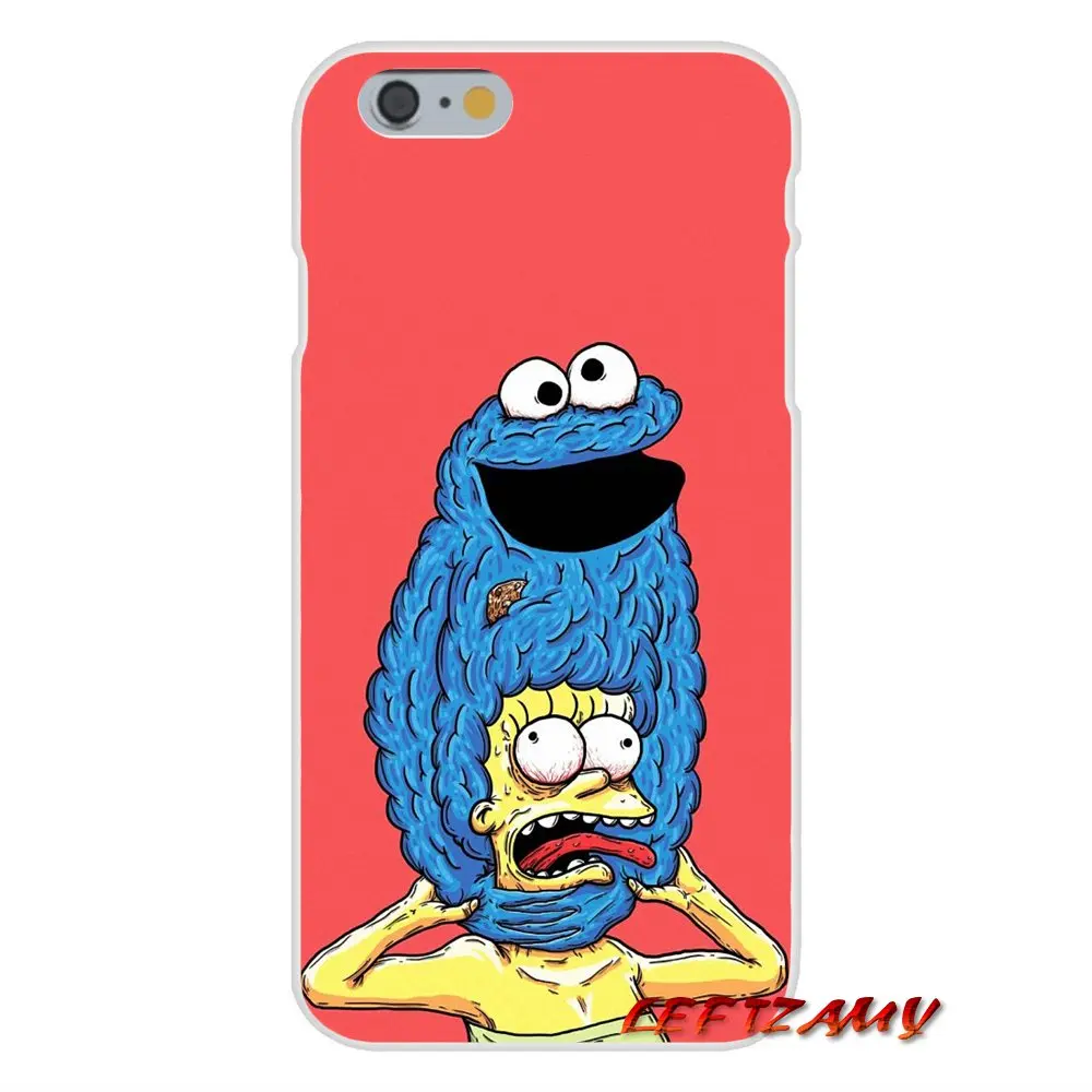 Аксессуары телефон оболочки охватывает cookie monster мультфильм для huawei P Smart y6 7 9
