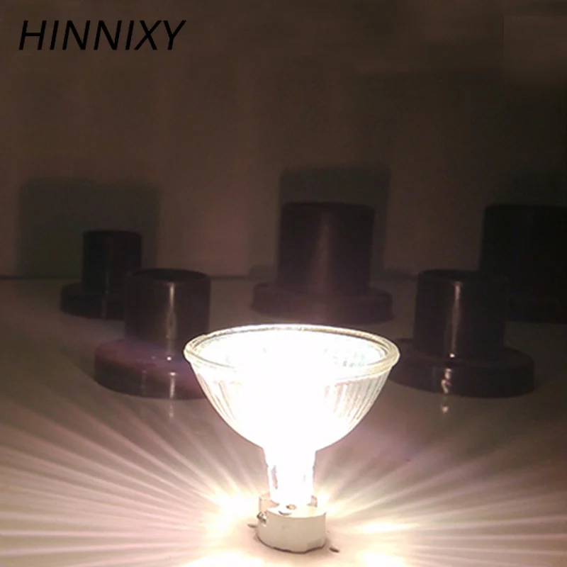 Hinnixy 10 шт./лот MR11 GU5.3 супер яркая галогенная лампа с регулируемой яркостью 12 В/220 В 35