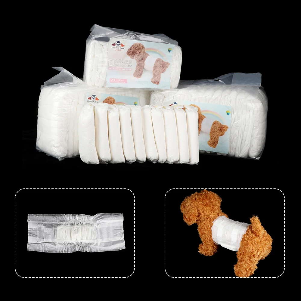 Подгузник для домашних животных женский и мужской собачий санитарный