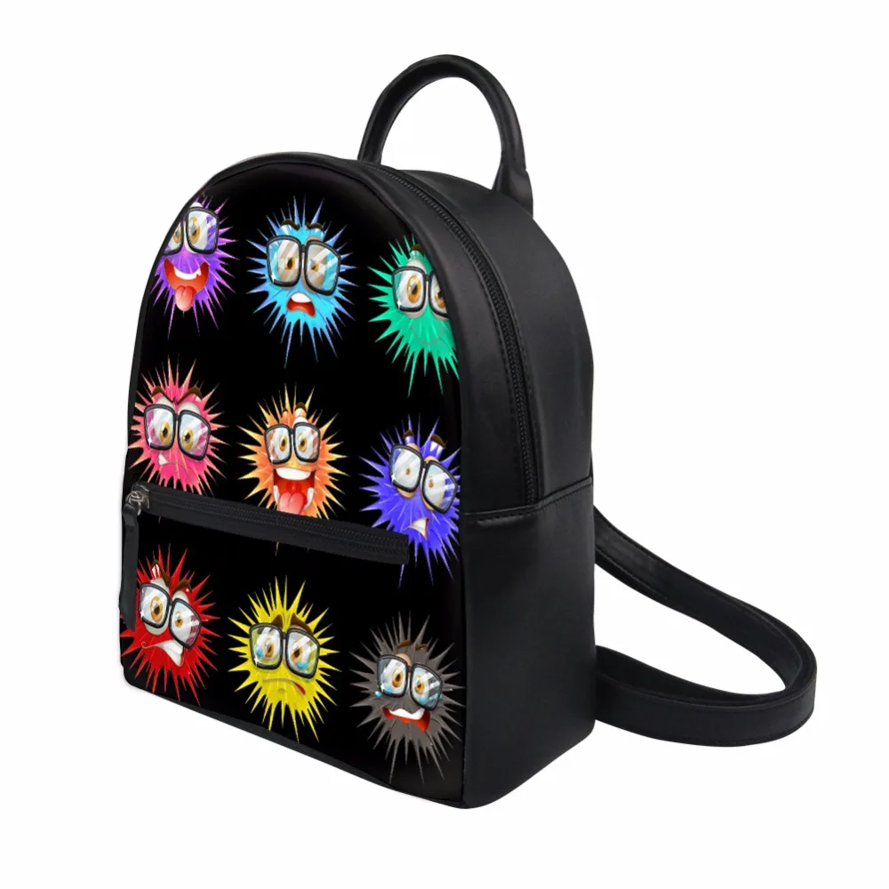 Forudesigns Дамские туфли из PU искусственной кожи рюкзак забавные выражения печати рюкзак travel organizer Bolsa подросток Обувь для девочек коллаж рюкзак