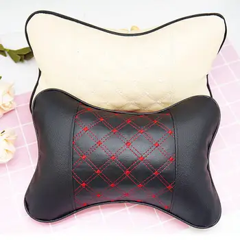 

Car Memory Foam Pillow Headrest Car Bone Pillow Neck Support Vehicle Auto Support Fabrics Cushion Car Accessories