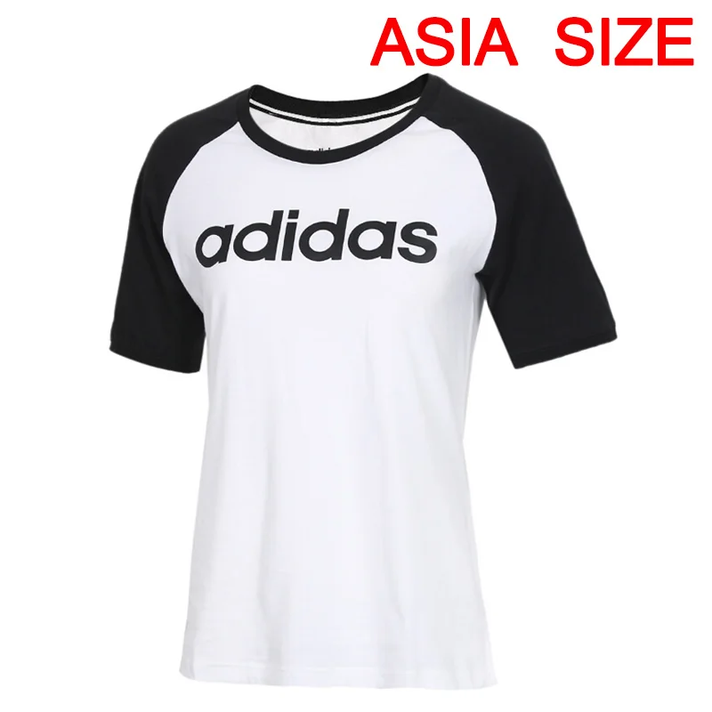 DW7947 Новое поступление Adidas NEO Вт, соответствующий европейским стандартам по ограничению на использование опасных материалов в производстве футболка для возраста 2, Для женщин футболки с коротким рукавом спортивный костюм - Цвет: DW7947