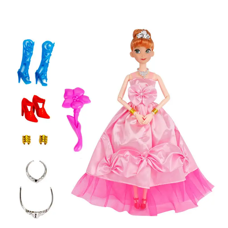 New Frozen Princess Elsa Anna 11 Joint Doll Snow Queen doll Girls Toys Birthday Christmas Gifts toys for children New Frozen Princess Elsa Anna 11 Joint Doll Snow Queen doll Girls Toys Birthday Christmas Gifts toys for children