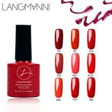 7,5 мл LANGMANNI винно-красная серия фототерапия однородного цвета для ногтей масло клей для ногтей магазин специальный УФ клей QQ клей для нейл-арта Маникюр TSLM1