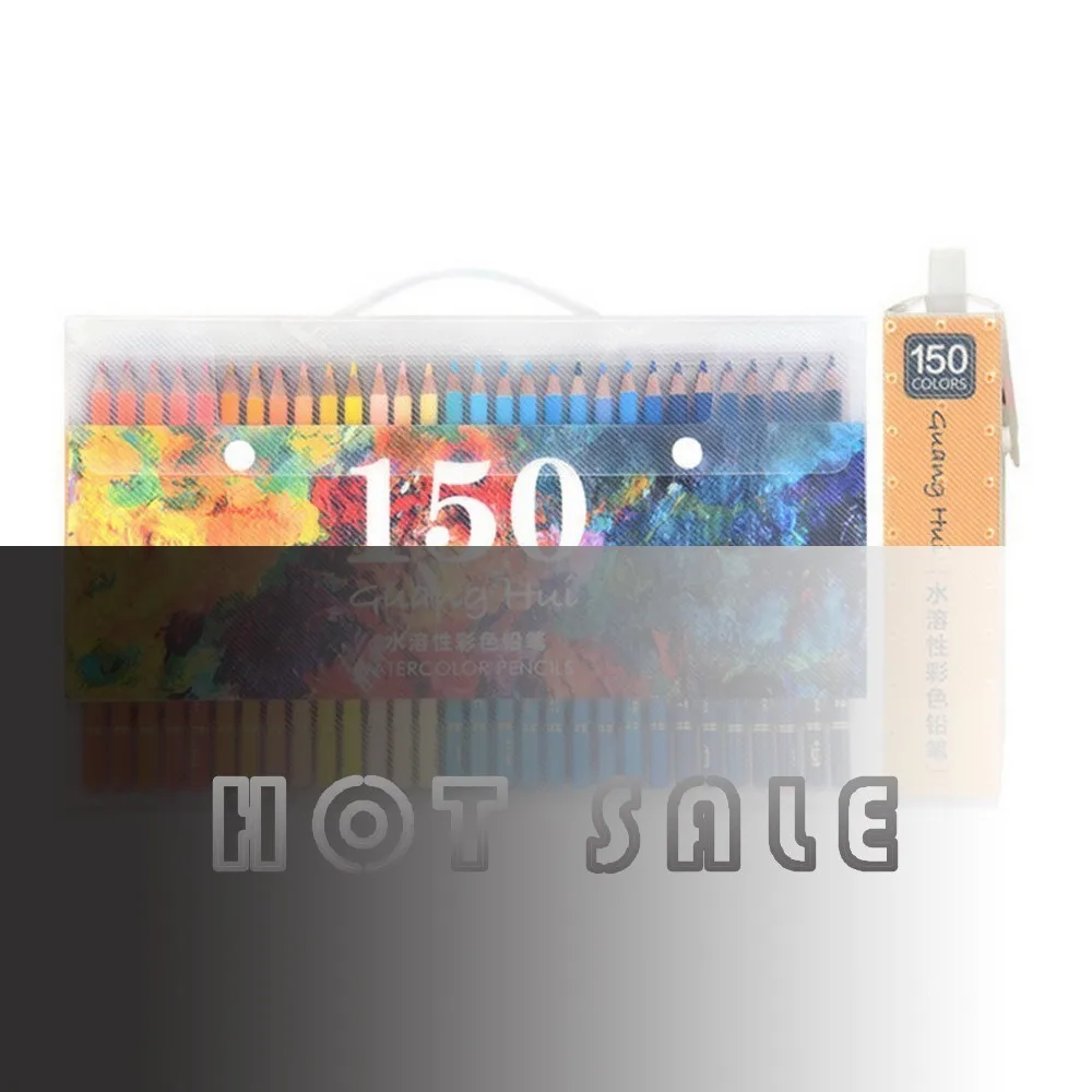 

On 150 water-soluble color pencil school supplies practical environmental protection