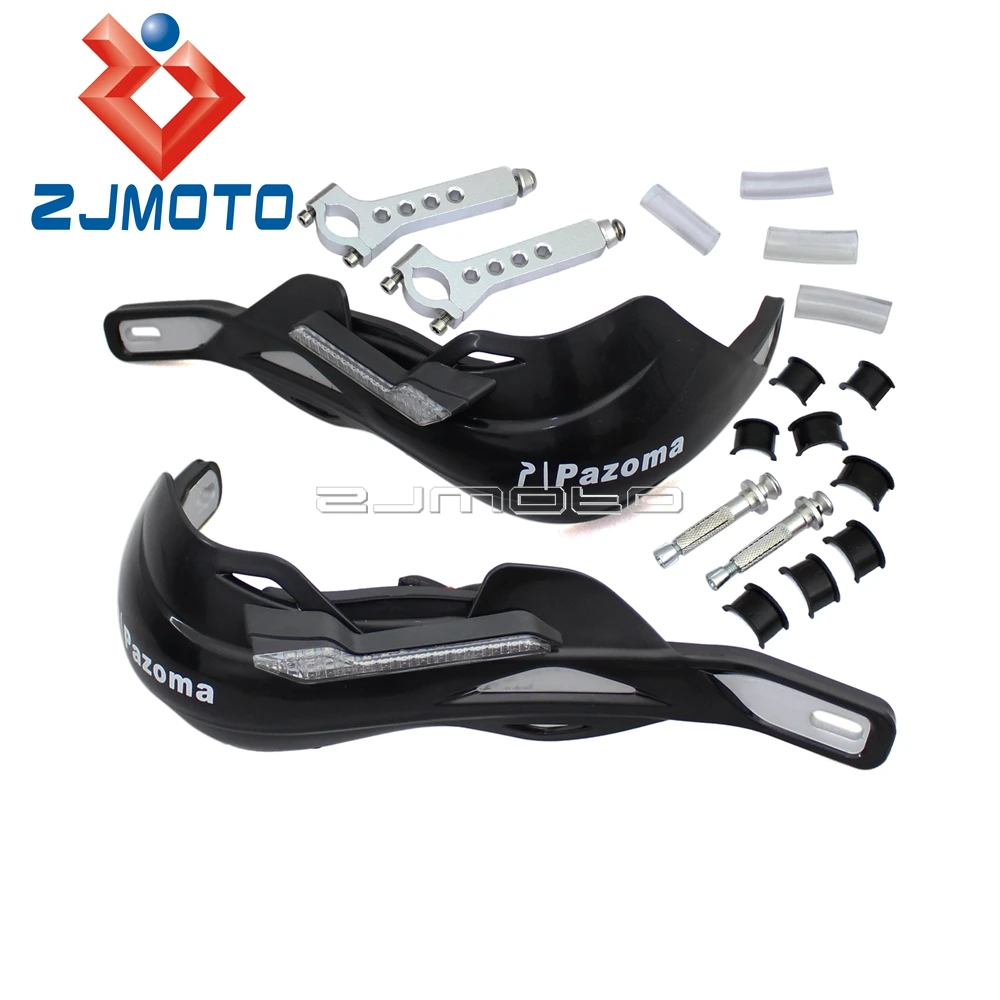 Ihreesy Motorcycle Handguards Fat Clamp Mounting Kit,Aluminum Alloy Motorcycle Handguard Mounting Kit Universal Clamp Fixing Kit For