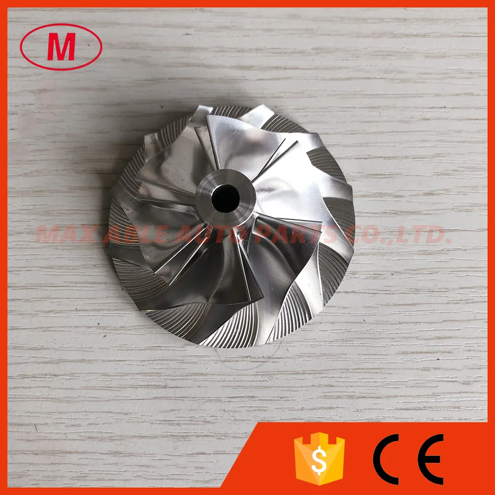TD05H обратный 155G6 6+ 6 лезвий 47,05/68,01 мм 49378-01642/EVO X турбинная заготовка/Фрезерование/алюминий 2618 Колесо компрессора