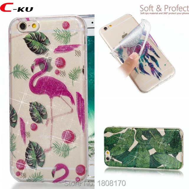 Мягкий чехол из ТПУ C ku с блестящим рисунком для Iphone X 8 7 6 6S Plus 5 SE 5S Ipod Touch 5th 6th