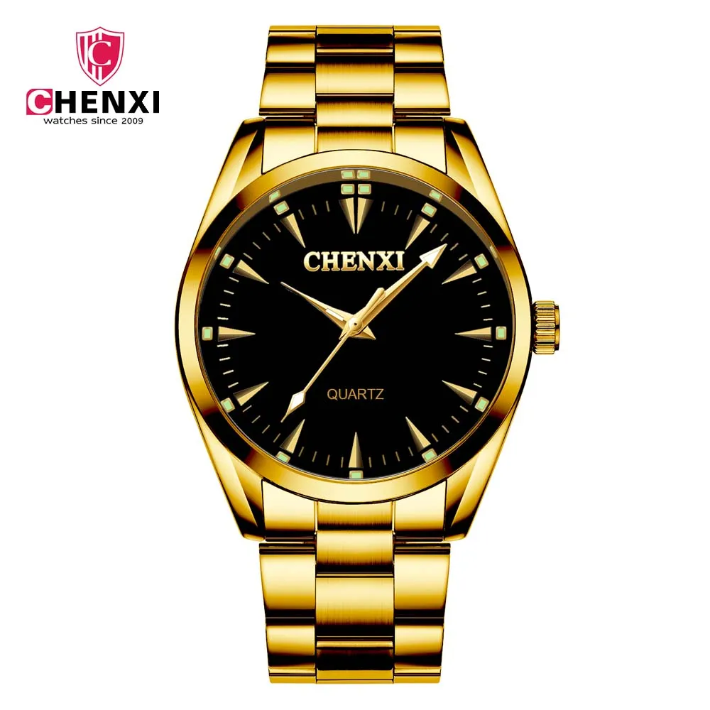 CHENXI Watch Men Top Brand Luxury Waterproof Business wristwatch Fashion Trend gold quartz automatic watch 2019 Male Clock New