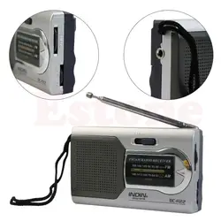 Универсальный тонкий AM/FM радио мини коротковолновой приемник стереодинамики MP3 музыкальный плеер