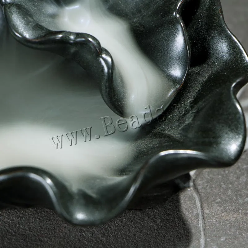 Creative Decor Burner Holder Lotus Flower Backflow Incense Burner Aroma Burner Chinese Culture Decoration Ceramic Incense Holder