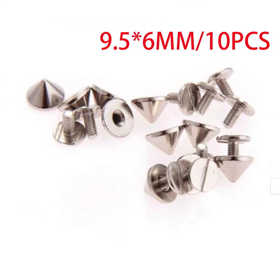Buy Fashion 10pcs 9.5x6mm Gun Bullet Studs And Spikes