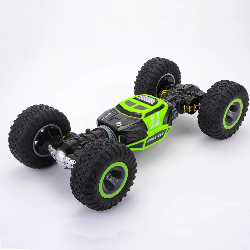Cymye RC Car 4WD Double-sided 2.4GHz One Key Transformation All-terrain Vehicle Varanid Climbing Car Remote Control Truck 