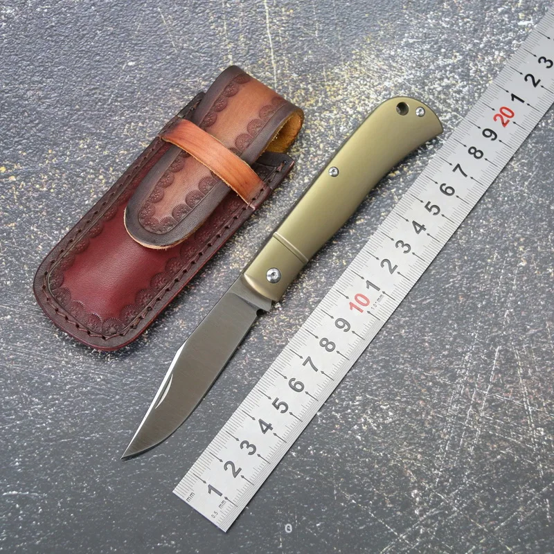 

TIGEND HJ110 folding knife S35VN blade titanium handle camping hunting outdoor survival kitchen fruit knives practical EDC tool