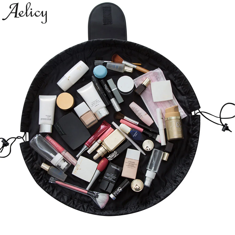 

Aelicy Women Drawstring Travel Portabl Organizer Makeup Bags Polyester Storage Bag For Women Makeup Large Capacity Cosmetic Bags